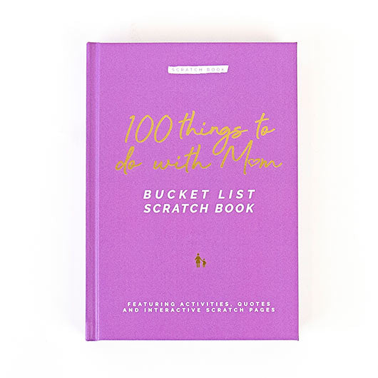 100 Things to Do with Mom | Bucket List Scratch Book