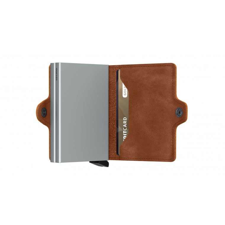 Twinwallet | Vintage Cognac Silver