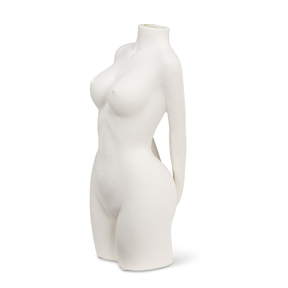 Full Body Vase - White