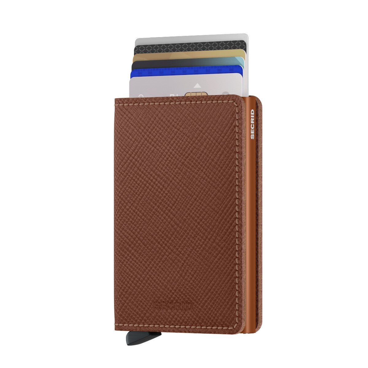 Slimwallet | Saffiano Caramel