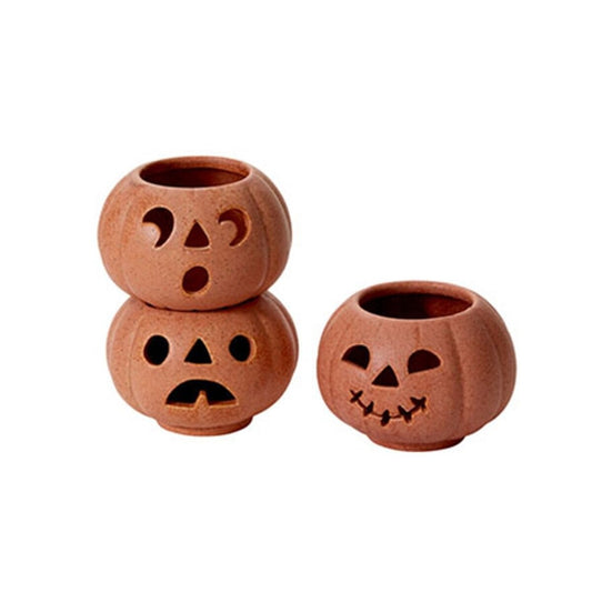 Grinning Pumpkin Votive | Individual