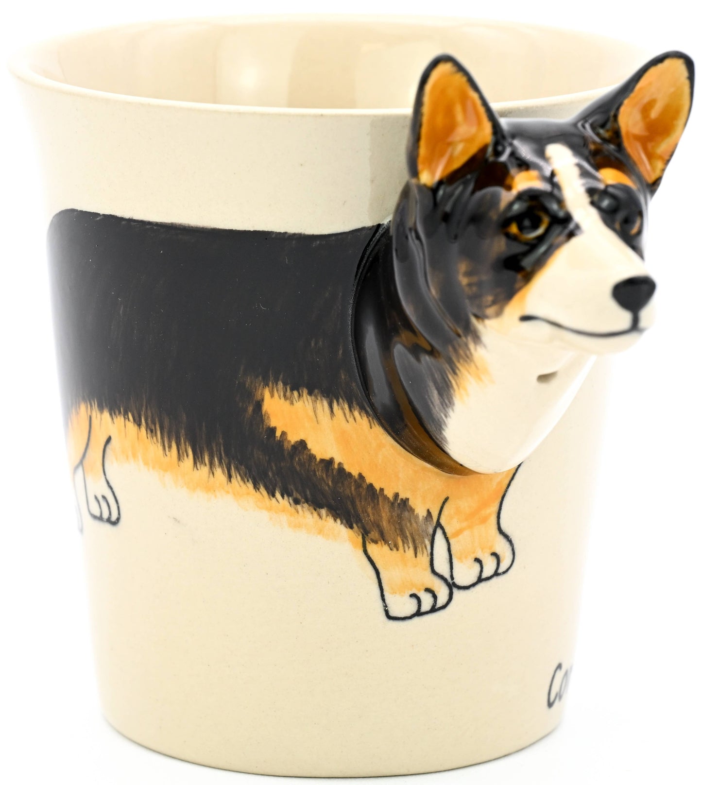 Corgi black mug | 10 oz