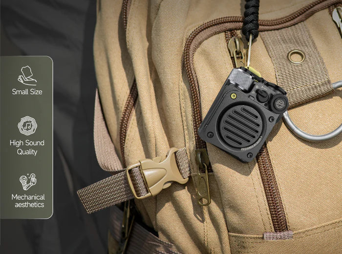 MUZEN Wild Mini Rugged Outdoor Portable Bluetooth Speaker - Cool Grey