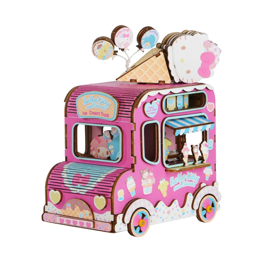 Hello Kitty® and Friends Wooden Music Box: Ice Cream Truck