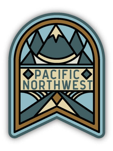 Mountain Mosaic Sticker