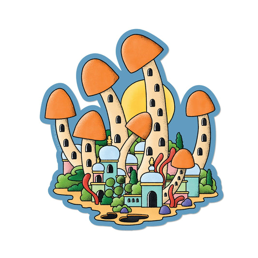 Mushroom City sticker