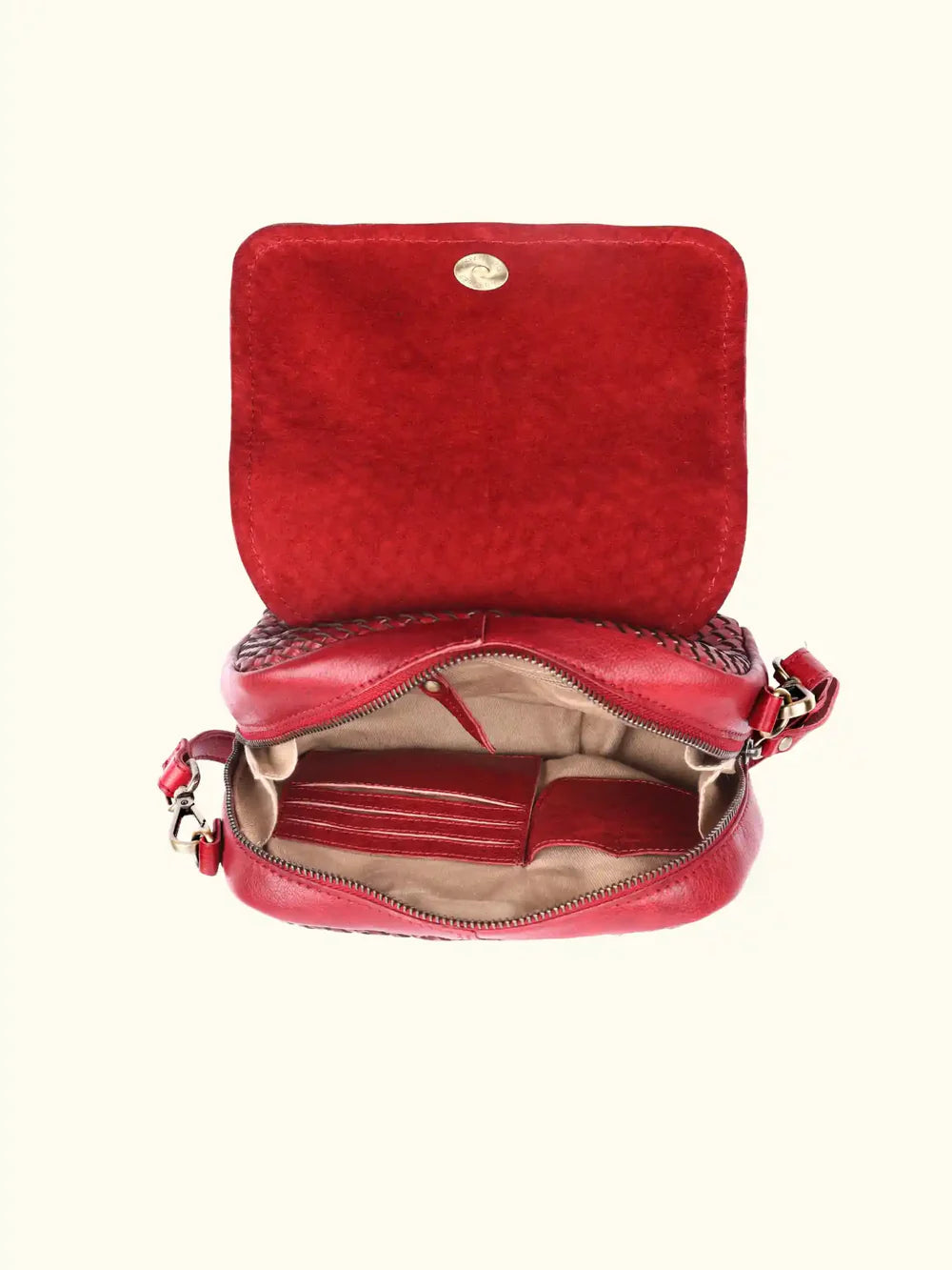 Ginevra Washed Leather Handbag