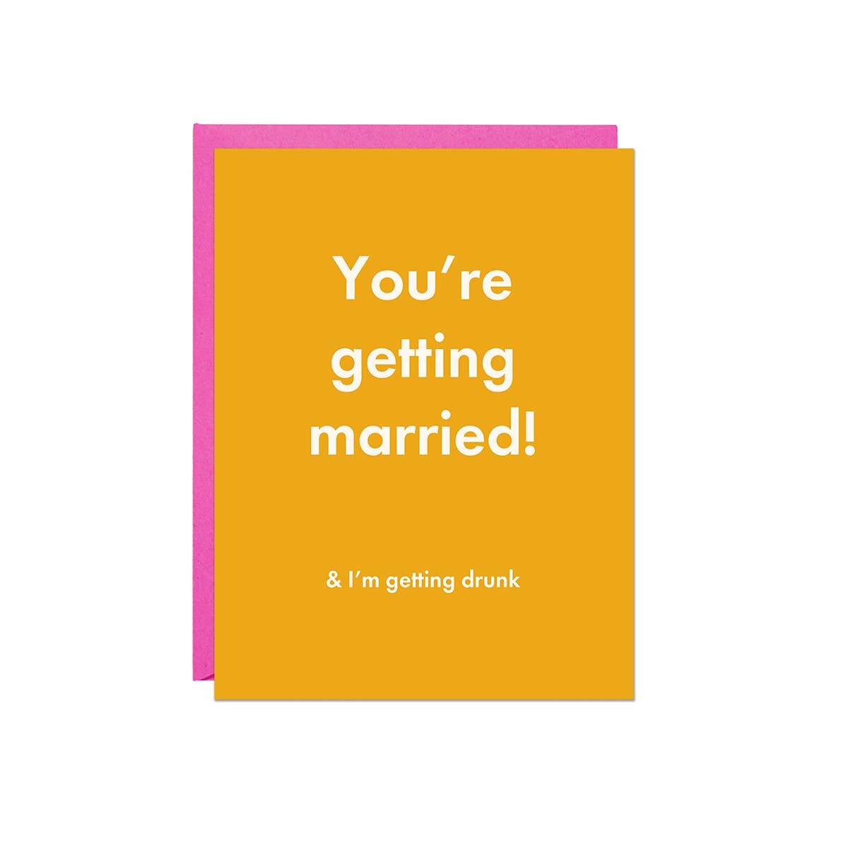 Married & Drunk | Wedding Card