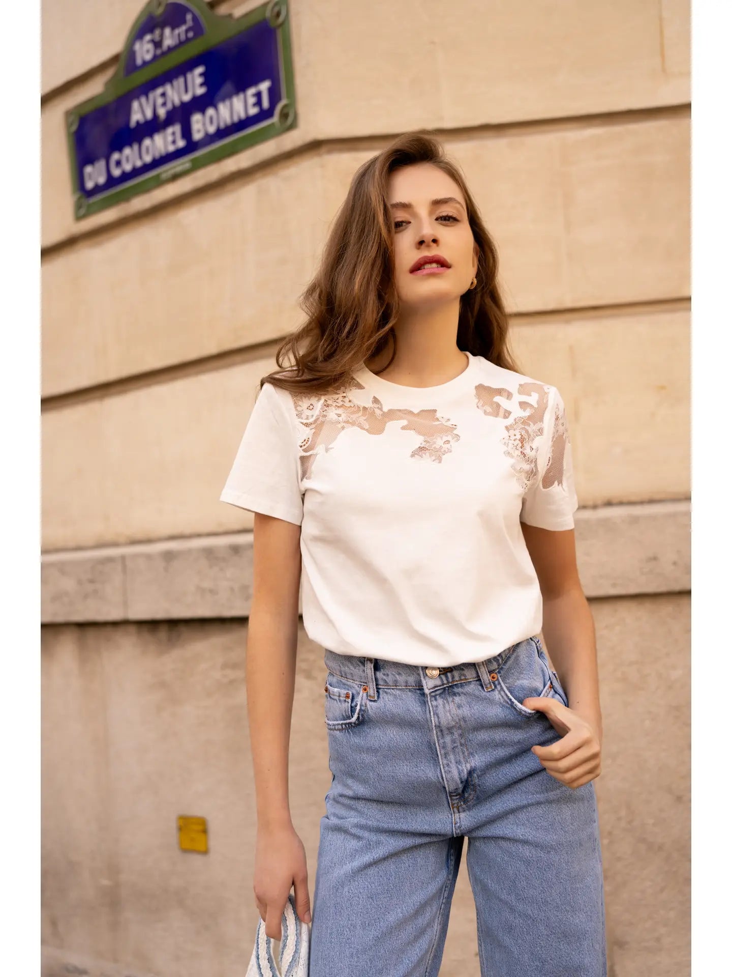 Embroidered Cotton T-Shirt