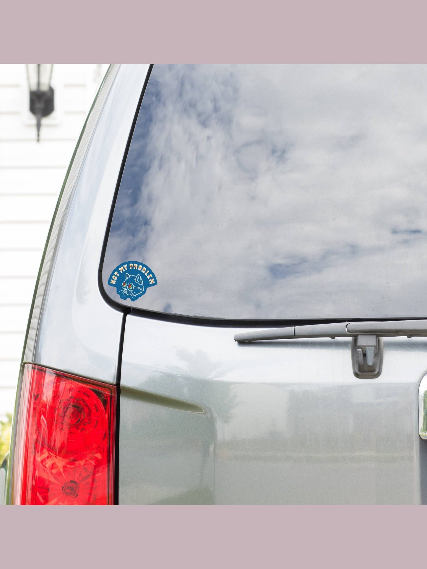 Not My Problem Kitty Cat Vinyl Sticker