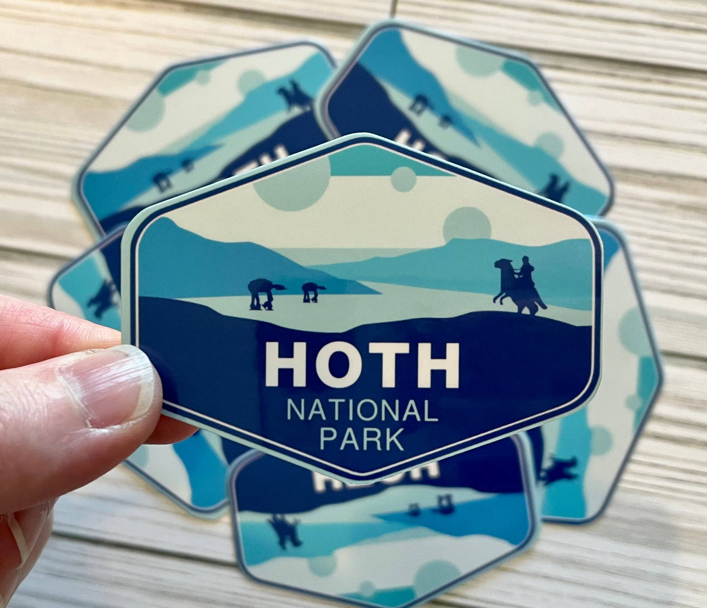 National Park, Hoth, Vinyl Sticker (Star Wars)
