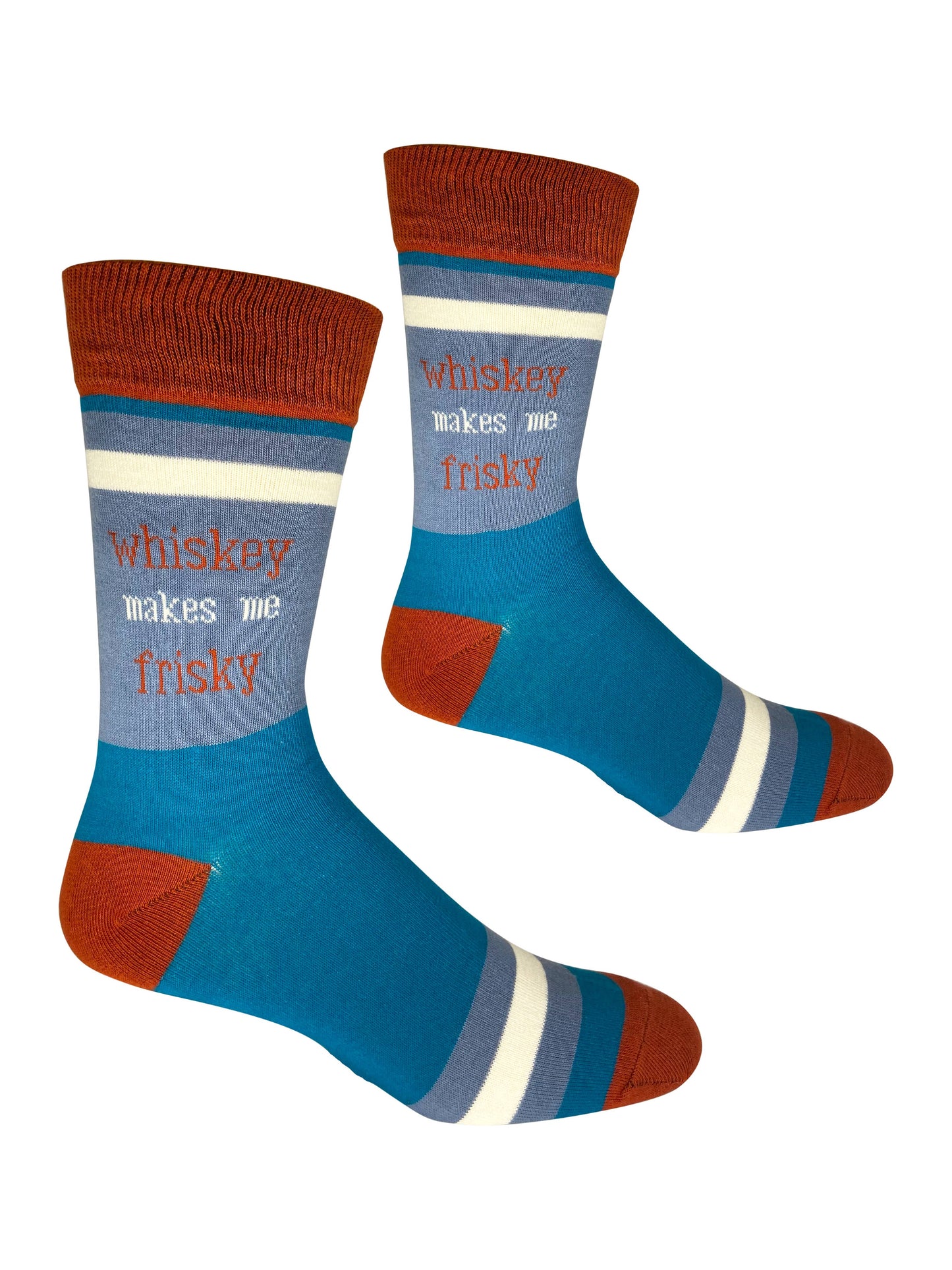 Whiskey Makes Me Frisky - Men's Socks