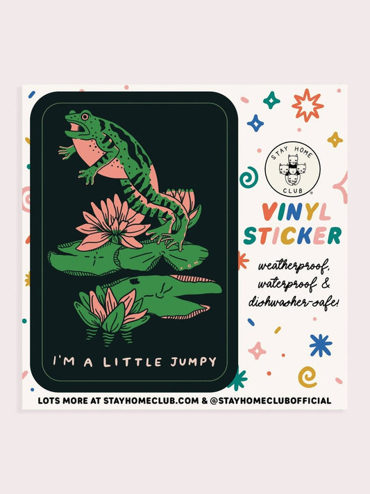Jumpy Vinyl Sticker