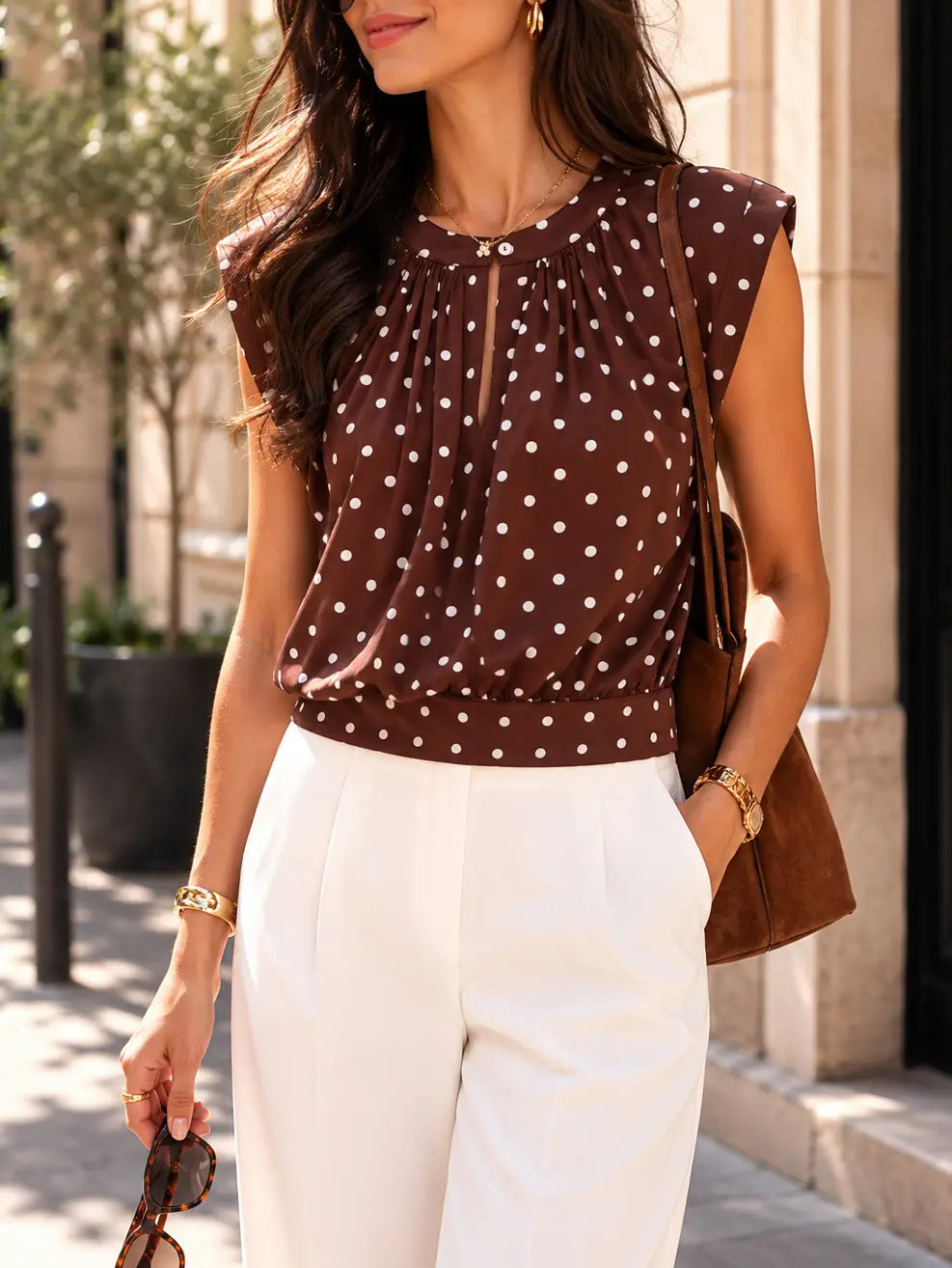 Maguie Back-Tie Crop Top