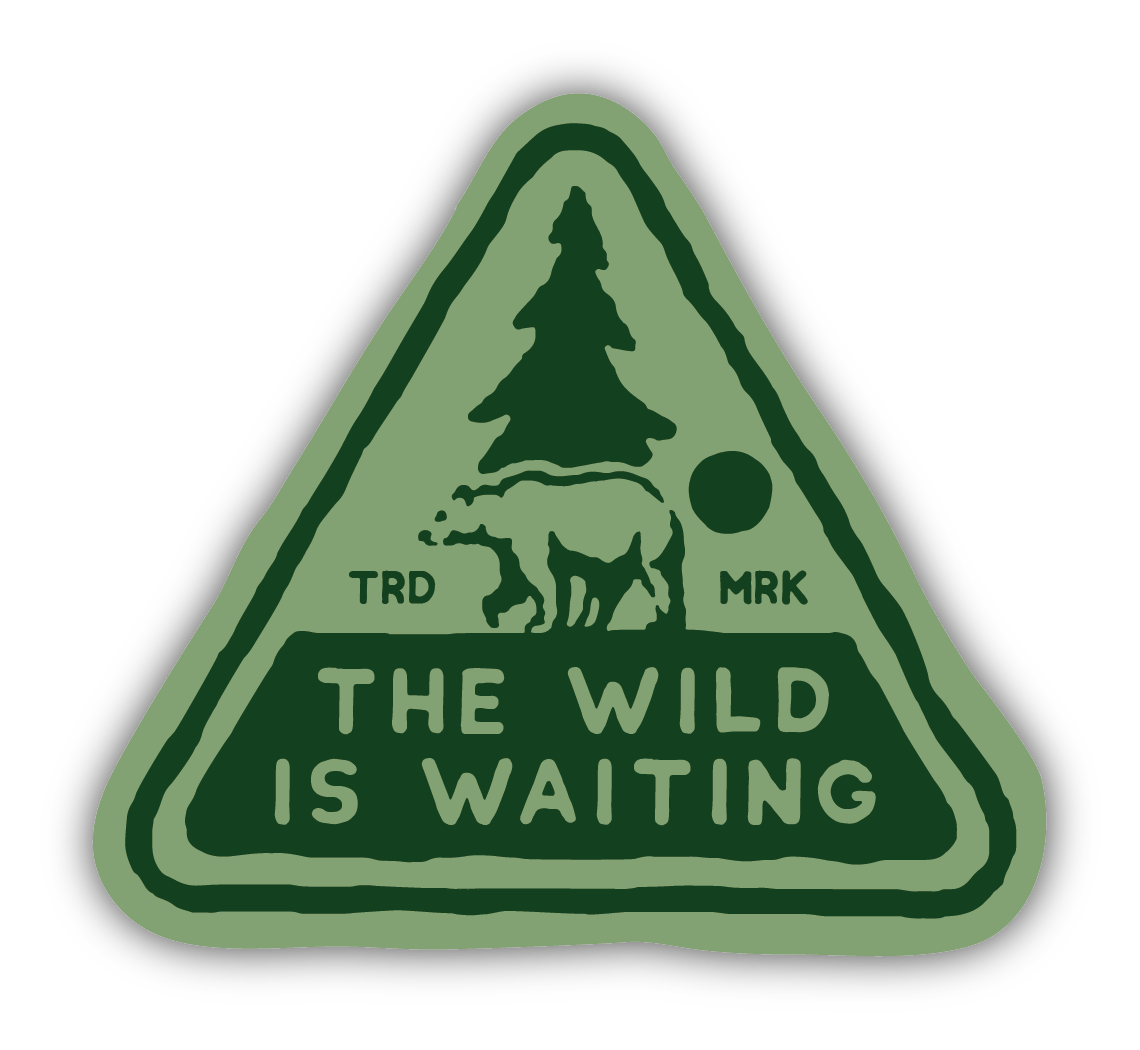 The Wild Is Waiting Sticker