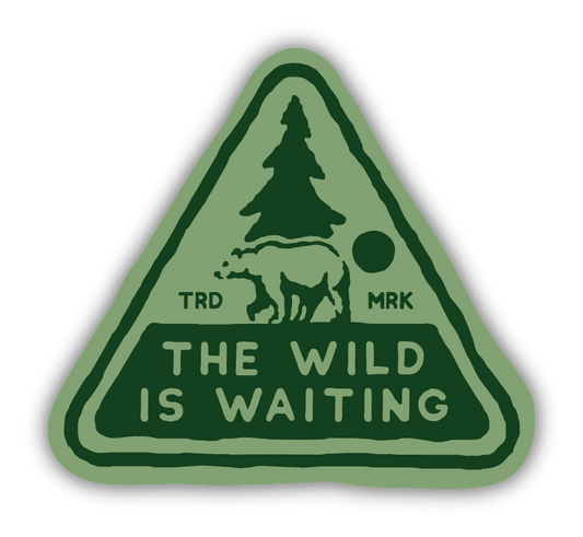 The Wild Is Waiting Sticker