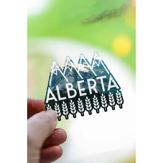 Alberta Mountains Sticker