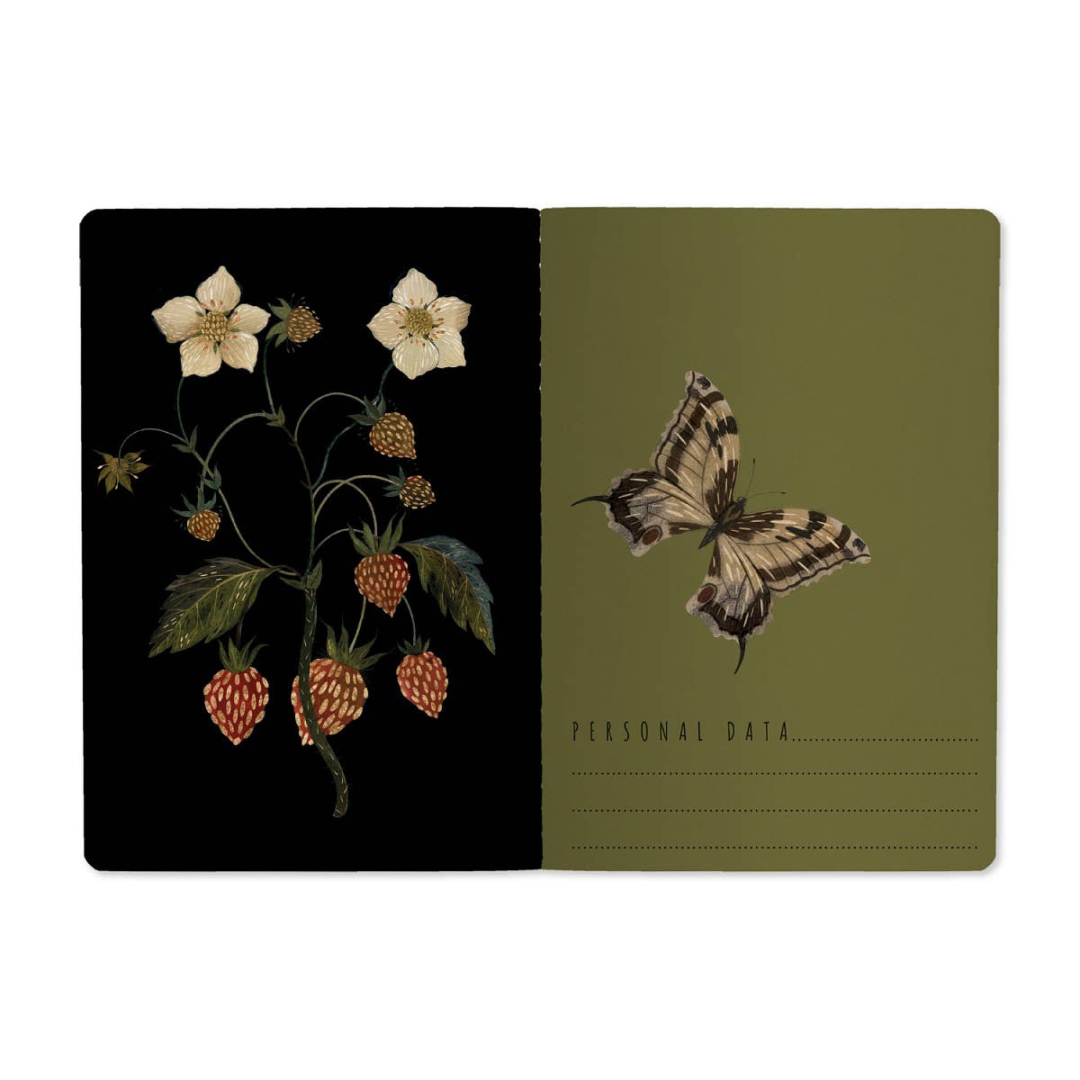 A6 Passport Notebook -  Forest Flowers