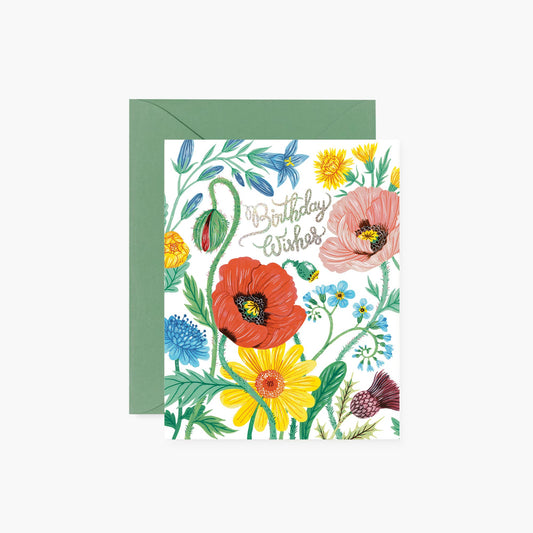 WILD FLOWERS | birthday card