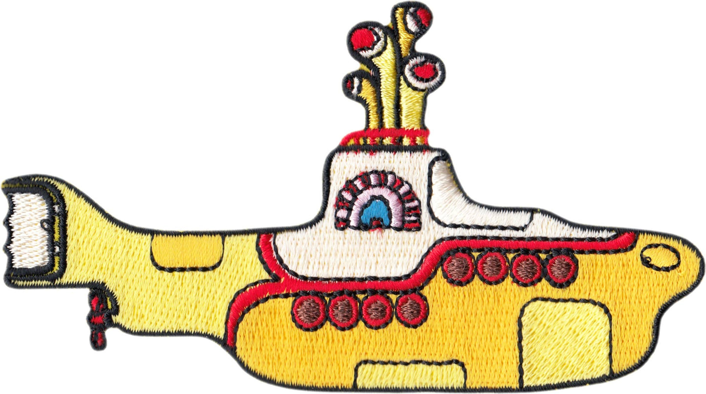 Patch - The Beatles - 5" Yellow Submarine - Rock Music Band