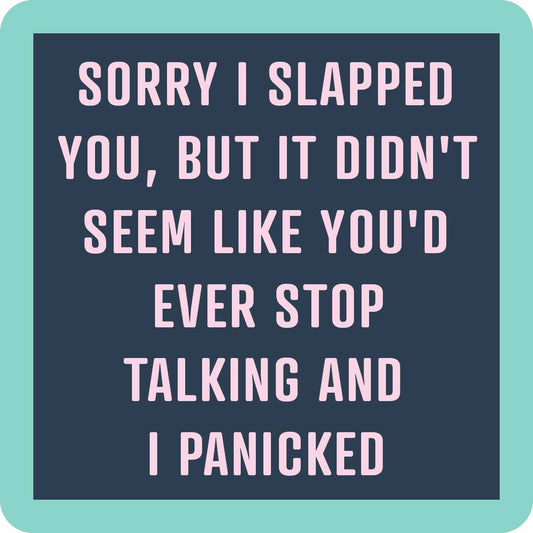 COASTER Slapped You | Funny Party Gift | Home Bar Decor