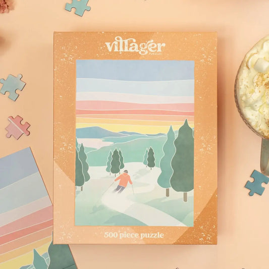 Sunset Ski | 500 Piece Puzzle