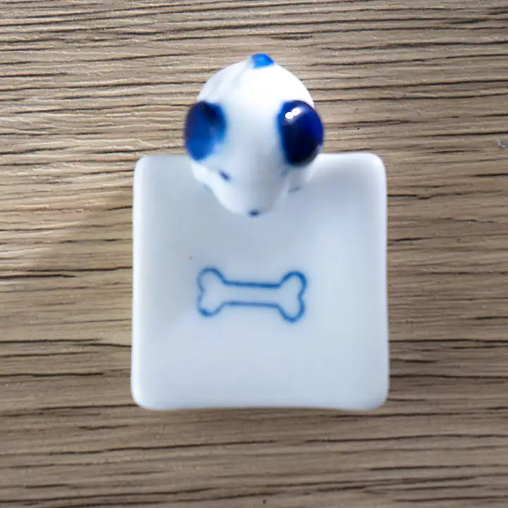 Porcelain Chopsticks Rest | Dog & Cat