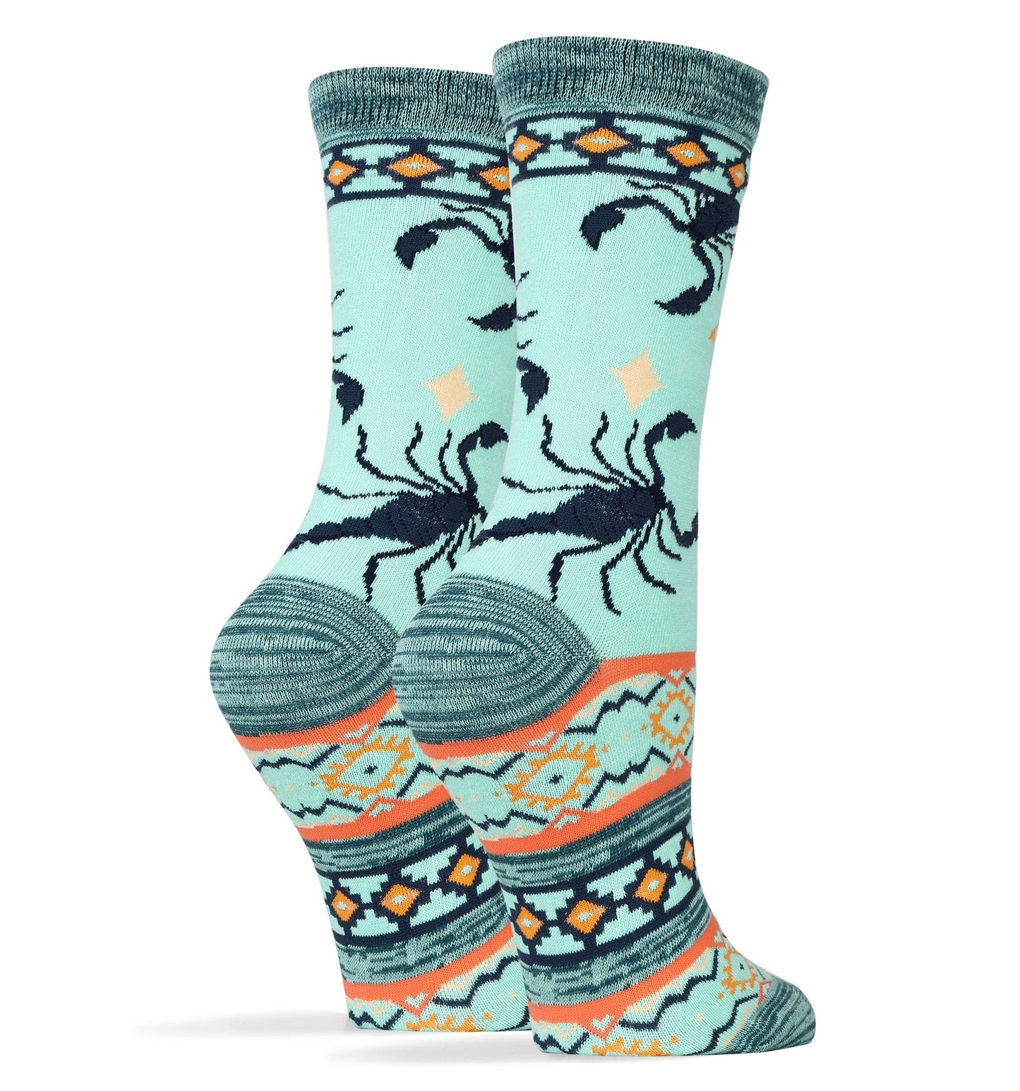 Scorpion Bite | Women's Premium Cotton Crew Dress Socks