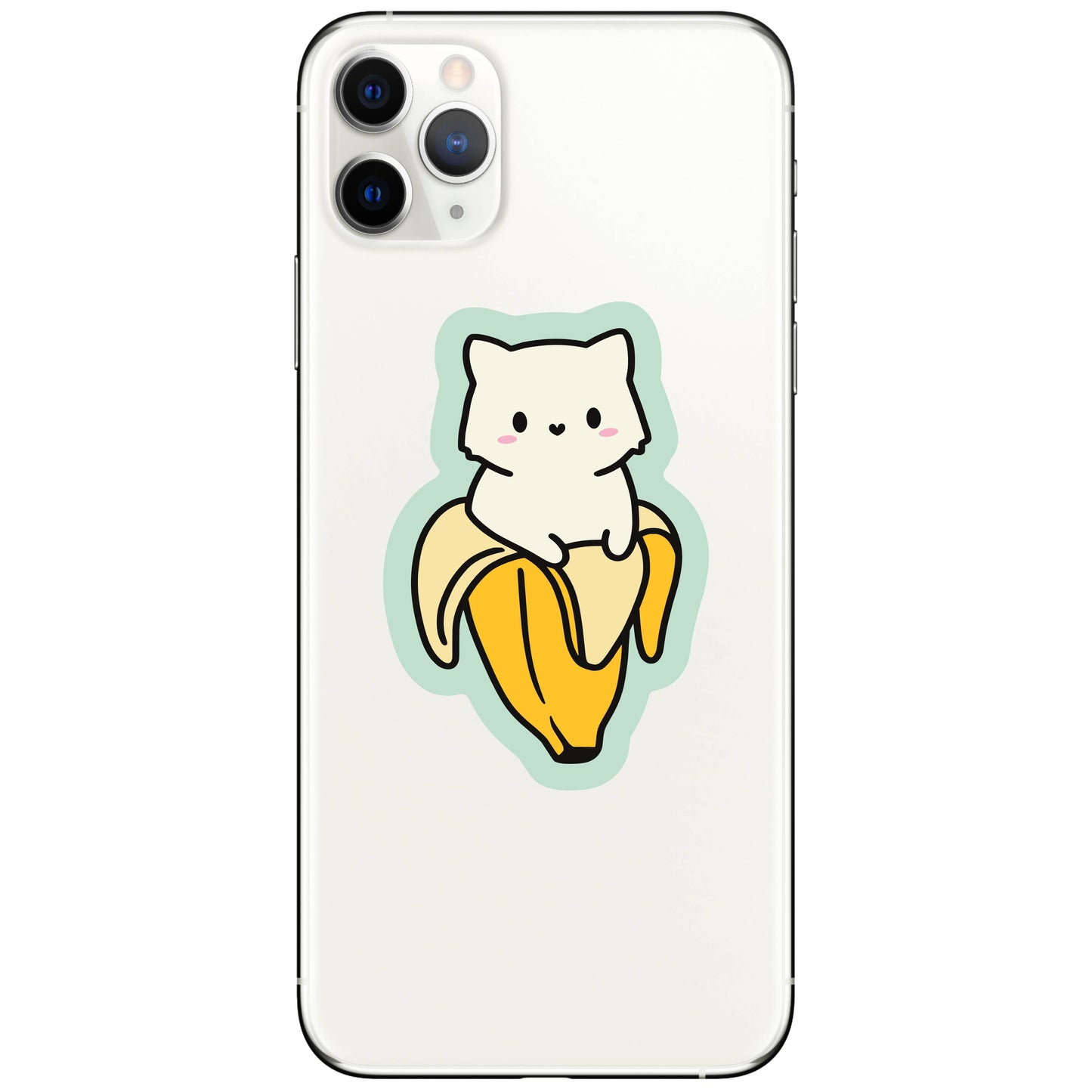 Banana Kitty High Quality Vinyl Sticker