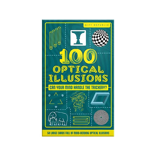 100 Optical Illusions – Mind-Bending Double-Sided Card Pack