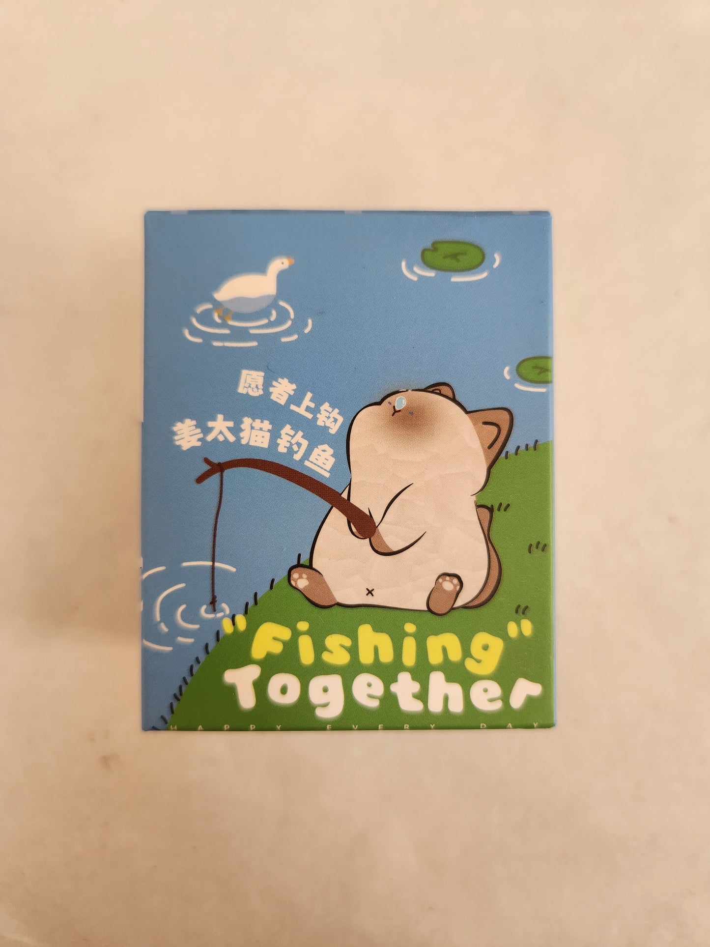 Fishing Together Cat Figurine