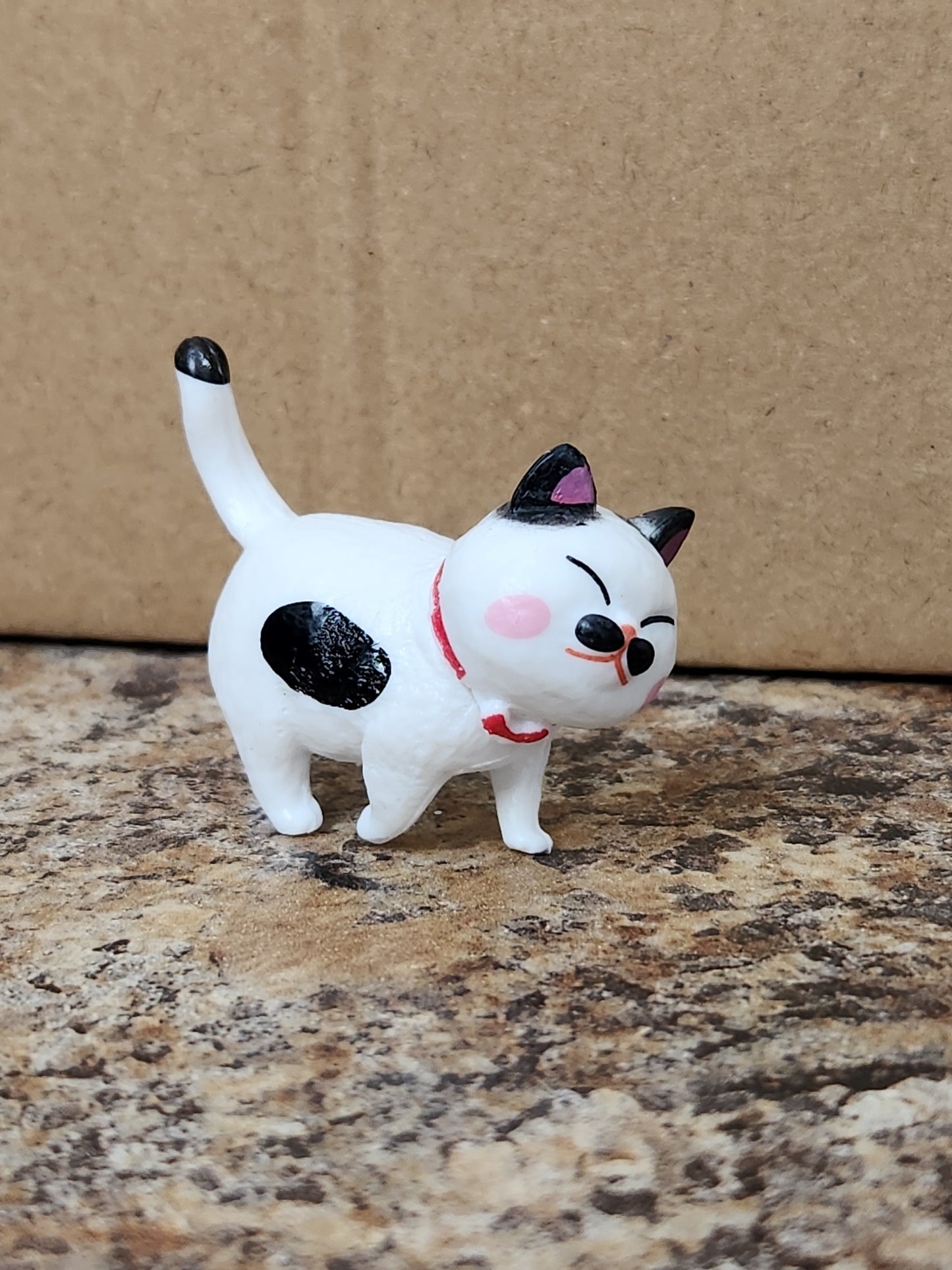 Small Walking Cat Figurine