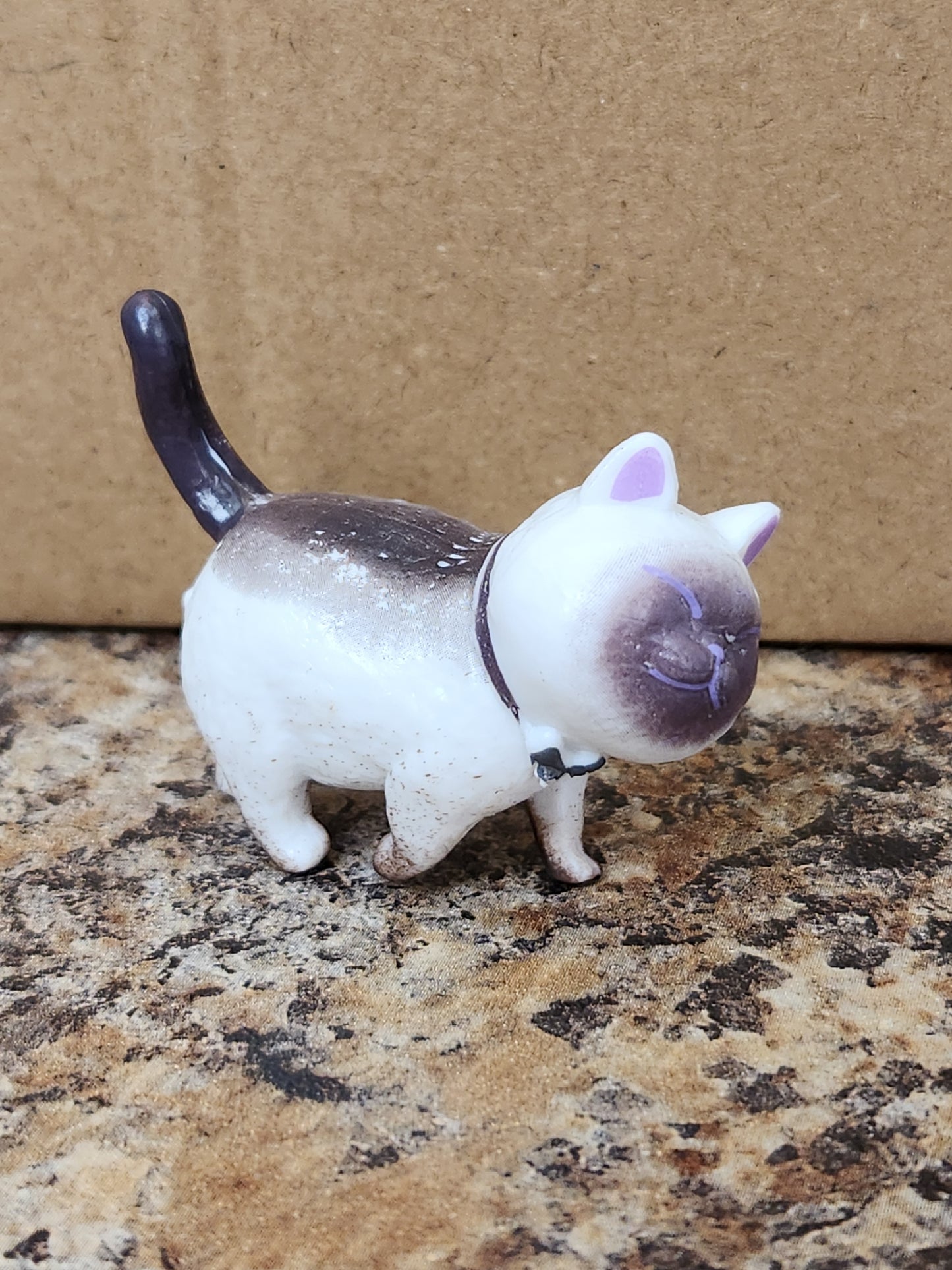 Small Walking Cat Figurine