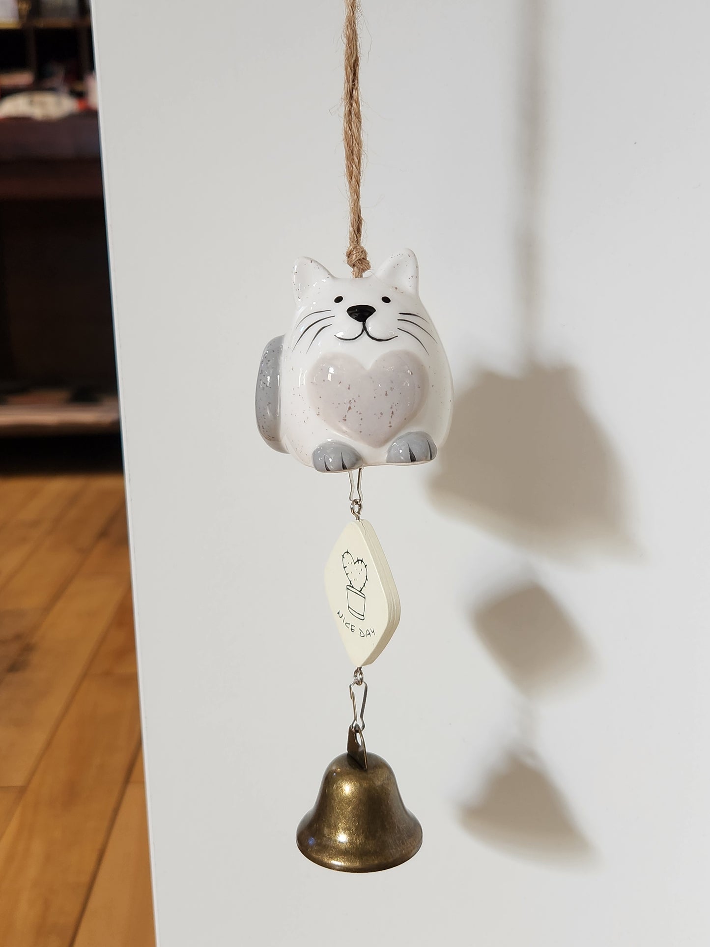 Nice Day Wind Chime Cat