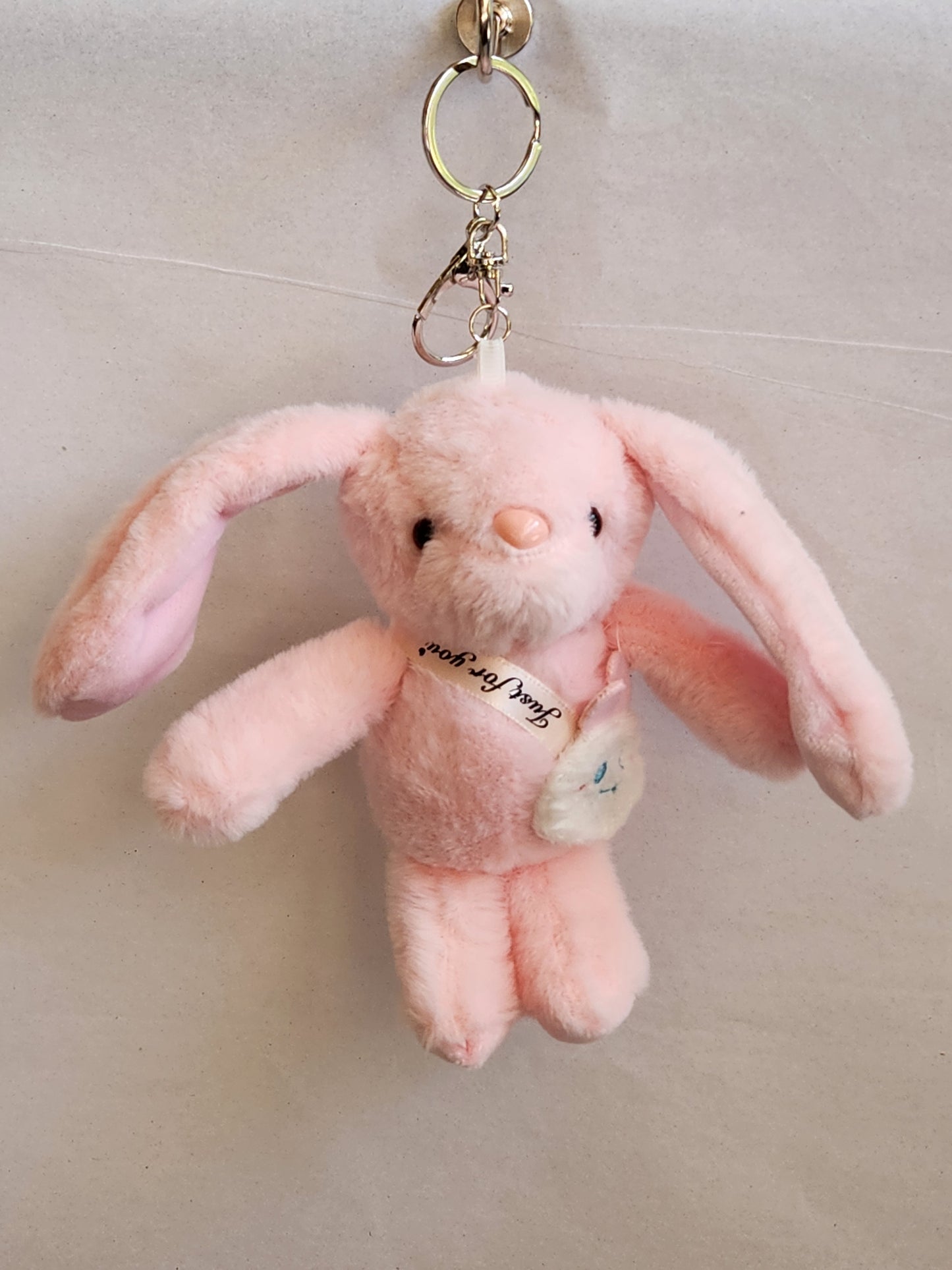 Just For You Bunny Keychain