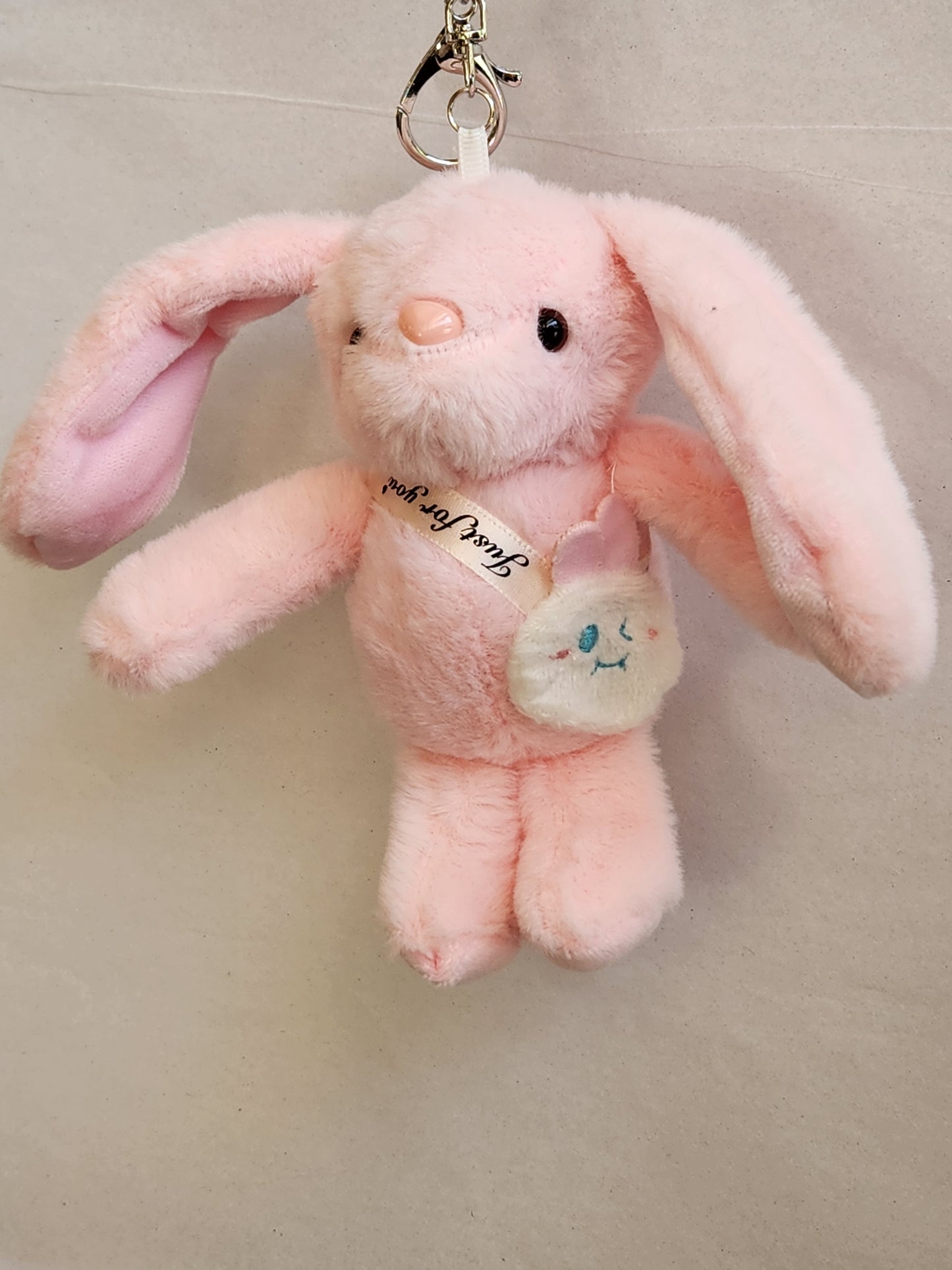 Just For You Bunny Keychain