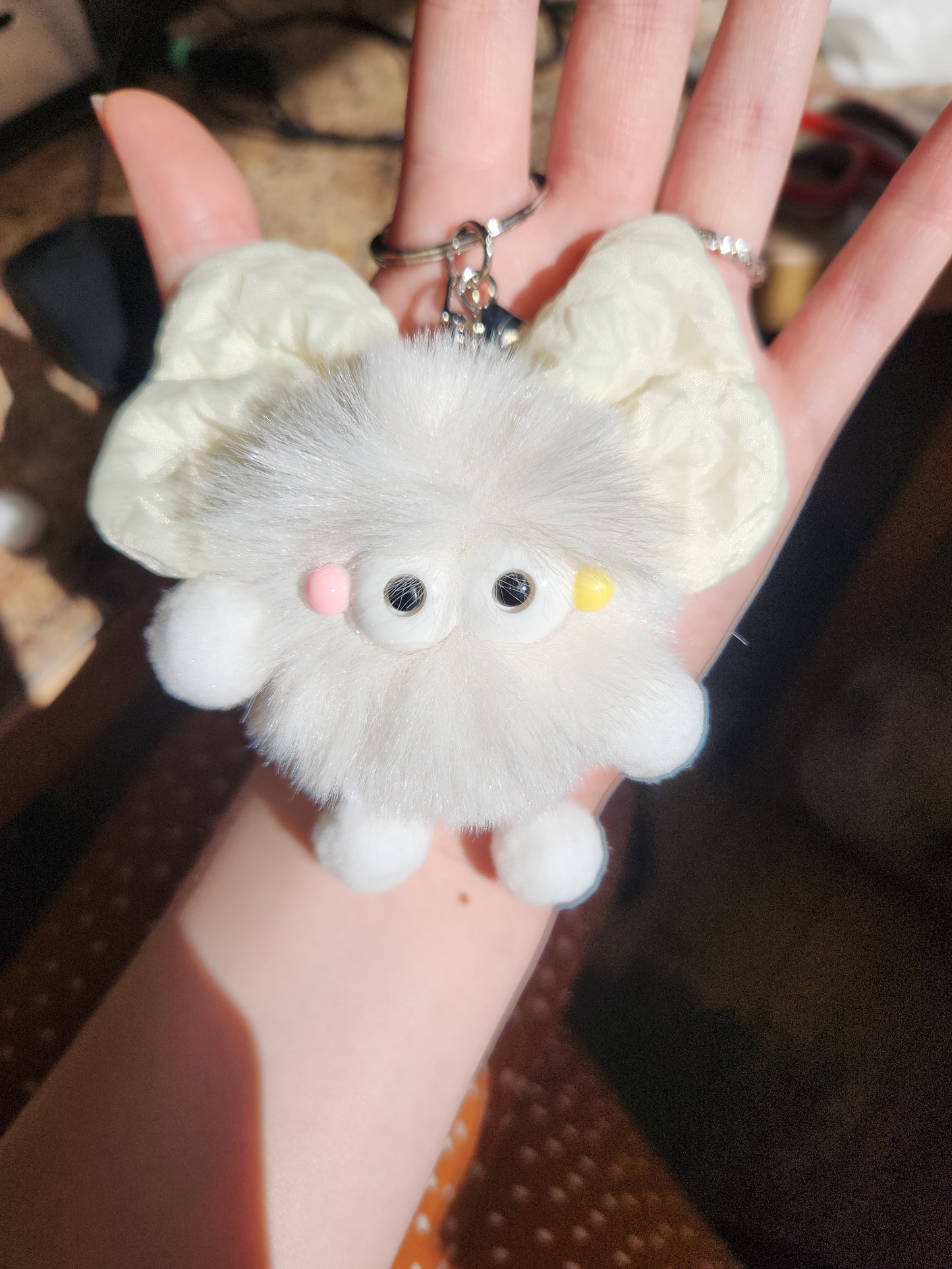Plush Pom-Pom Keychain