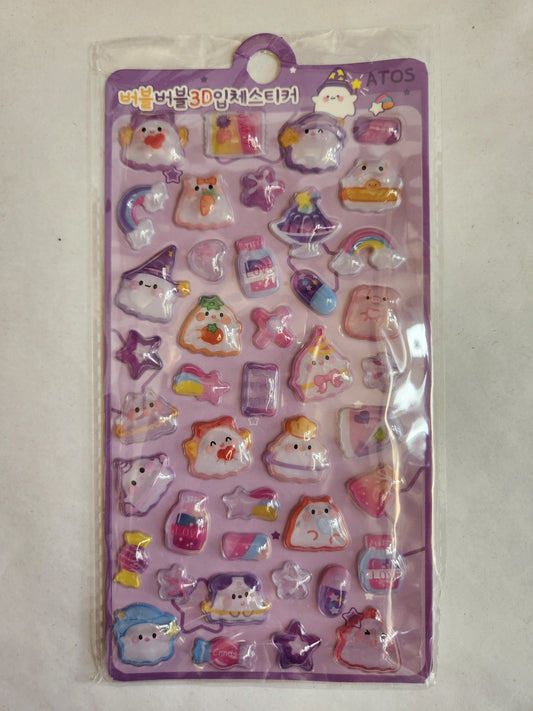 Bubble 3D Sticker Pack