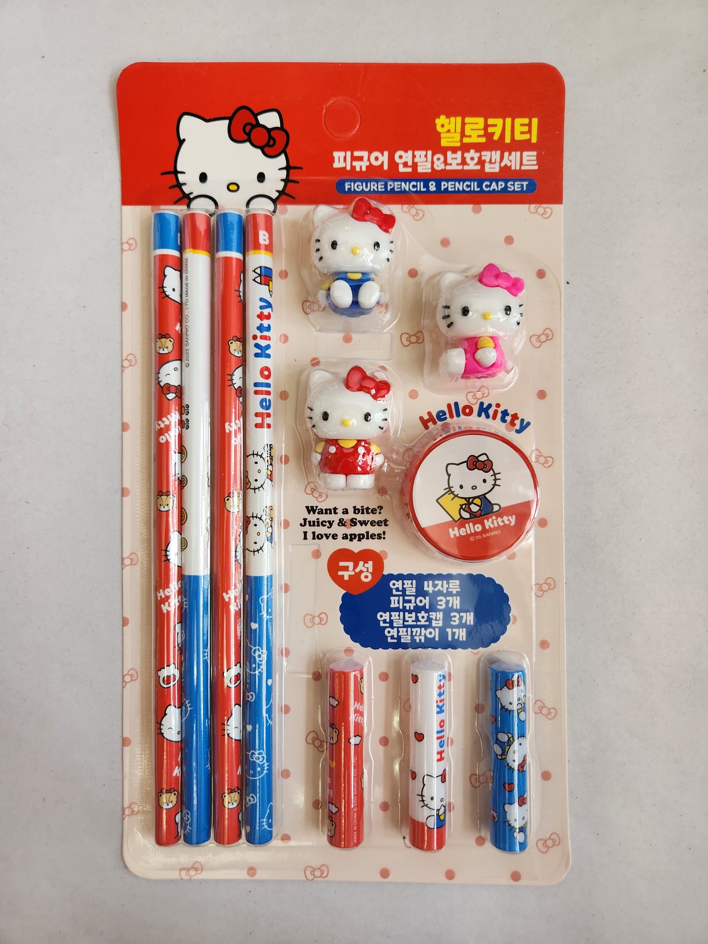 Character Themed Pencil And Pencil Cap Set