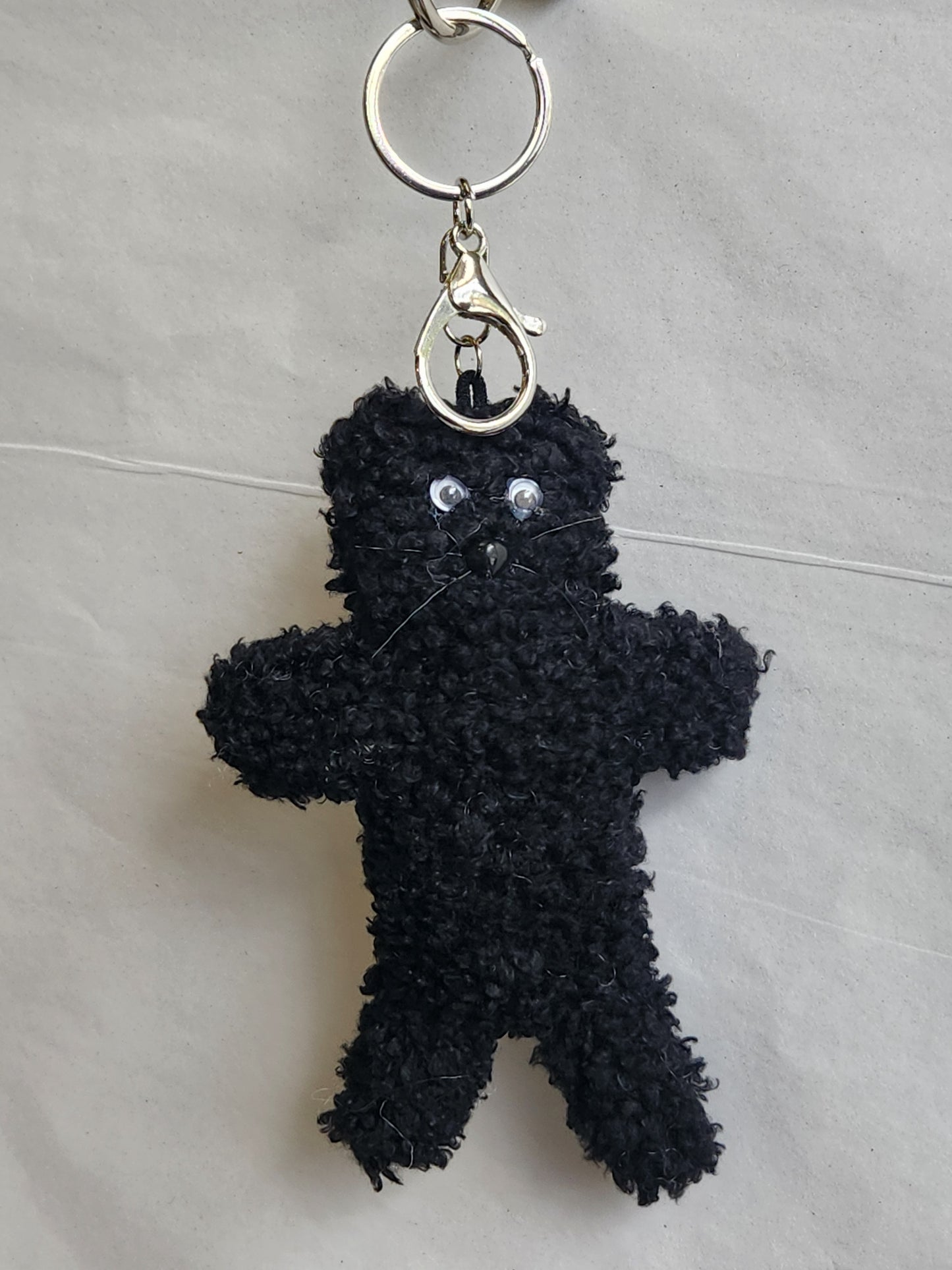 Fluffy Bear Keychain