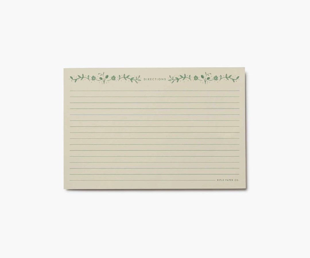 Artichoke Recipe Cards | Pack Of 12