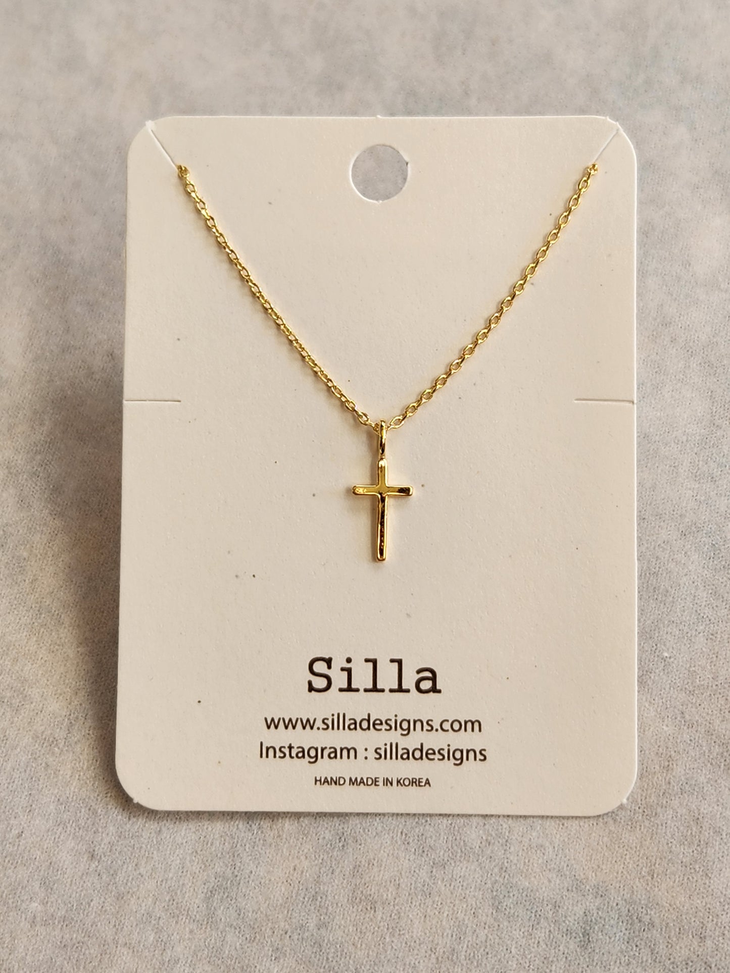 Simple Holy Cross Necklace