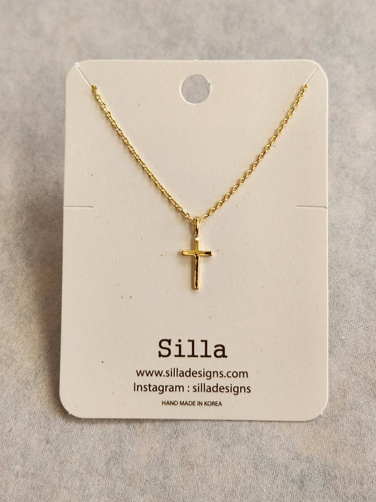 Simple Holy Cross Necklace