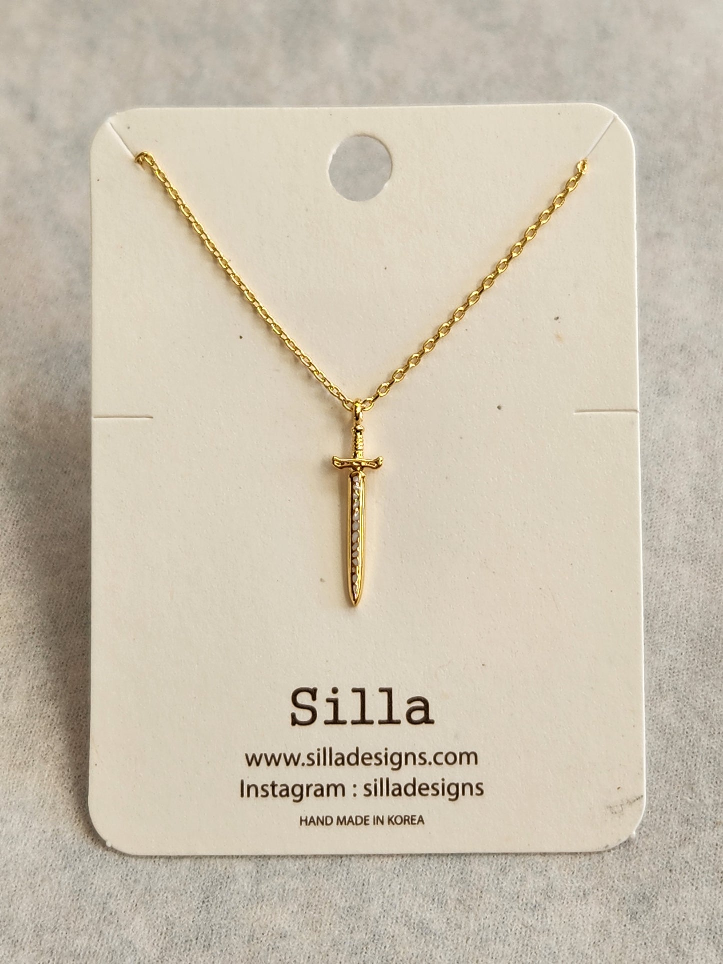 Small Sword Necklace