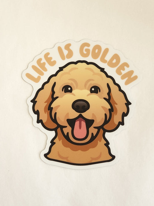 Life Is Golden Sticker