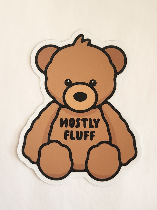Mostly Fluff Sticker