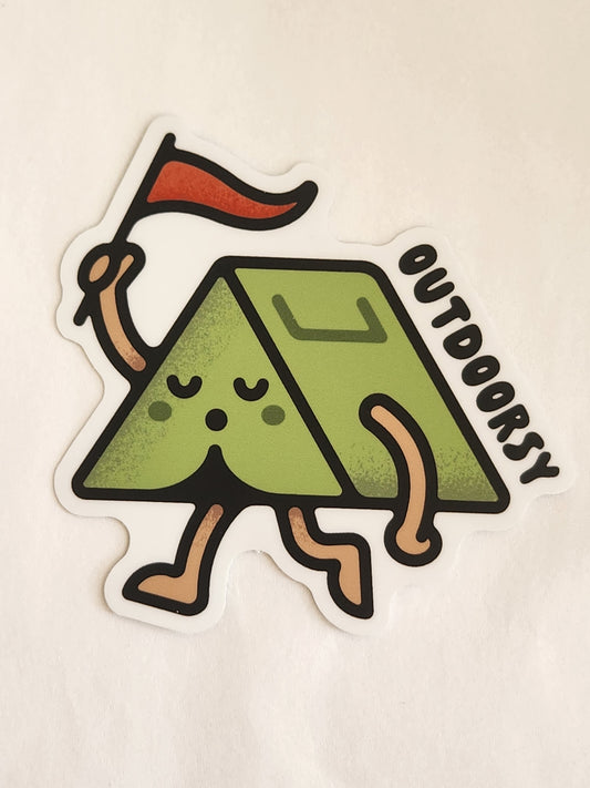Outdoorsy Sticker