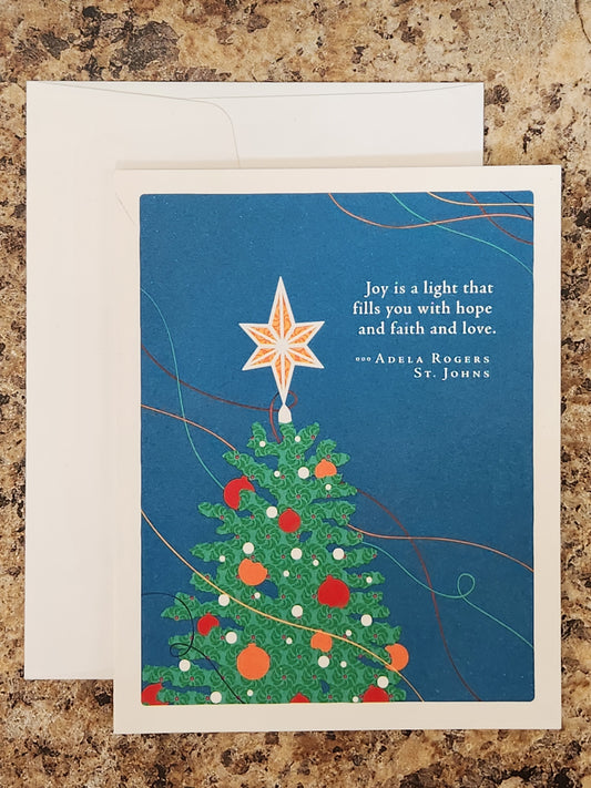 Joy Is A Light - Holiday Card
