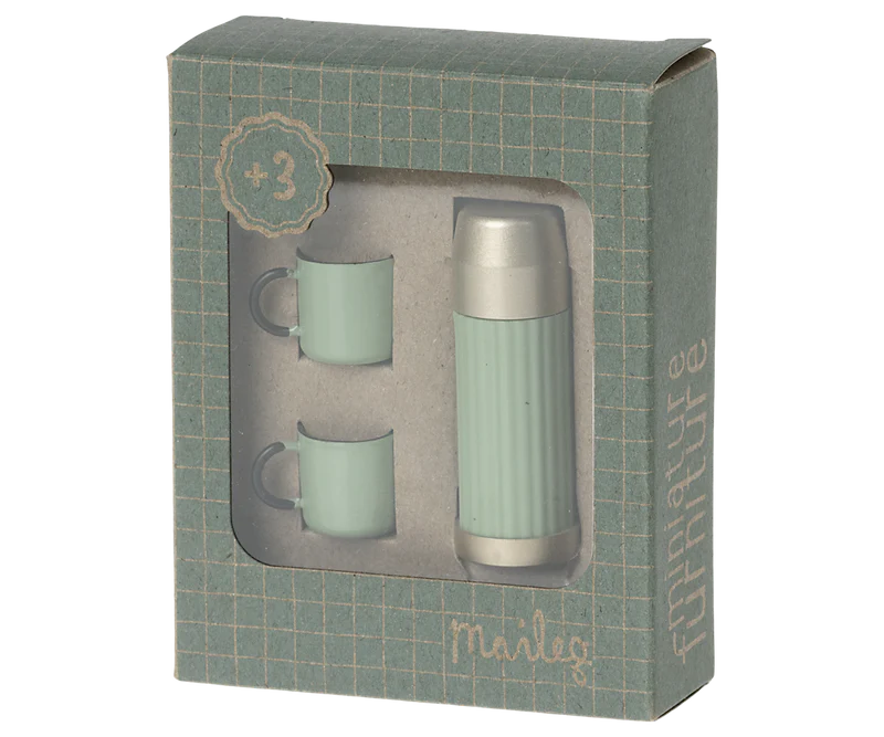 Thermos and Cups set - Mint