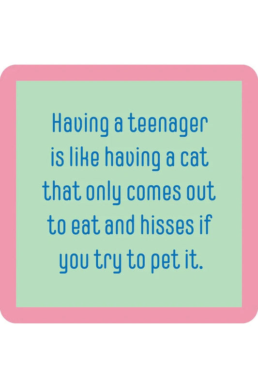 Teenager/Cat Coaster